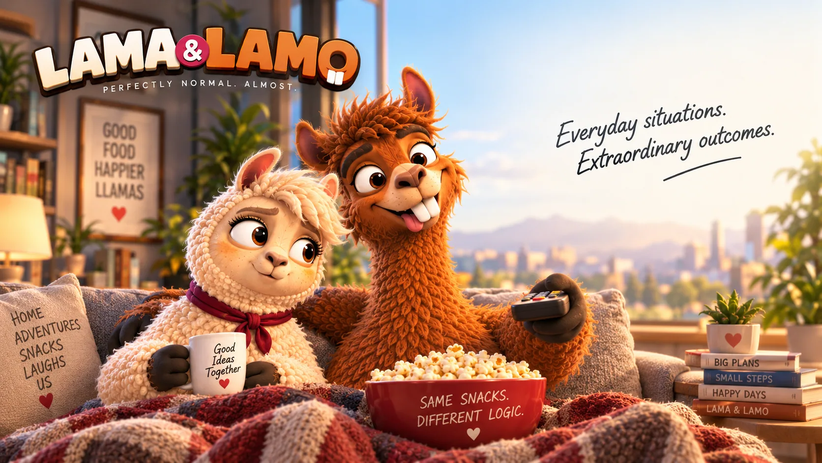 LAMA & LAMO home comedy hero